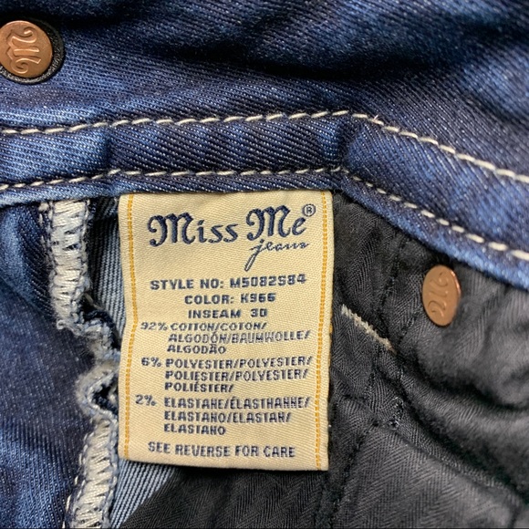 Miss Me Hailey Skinny Embellished Wings Jeans 28 - Picture 11 of 11